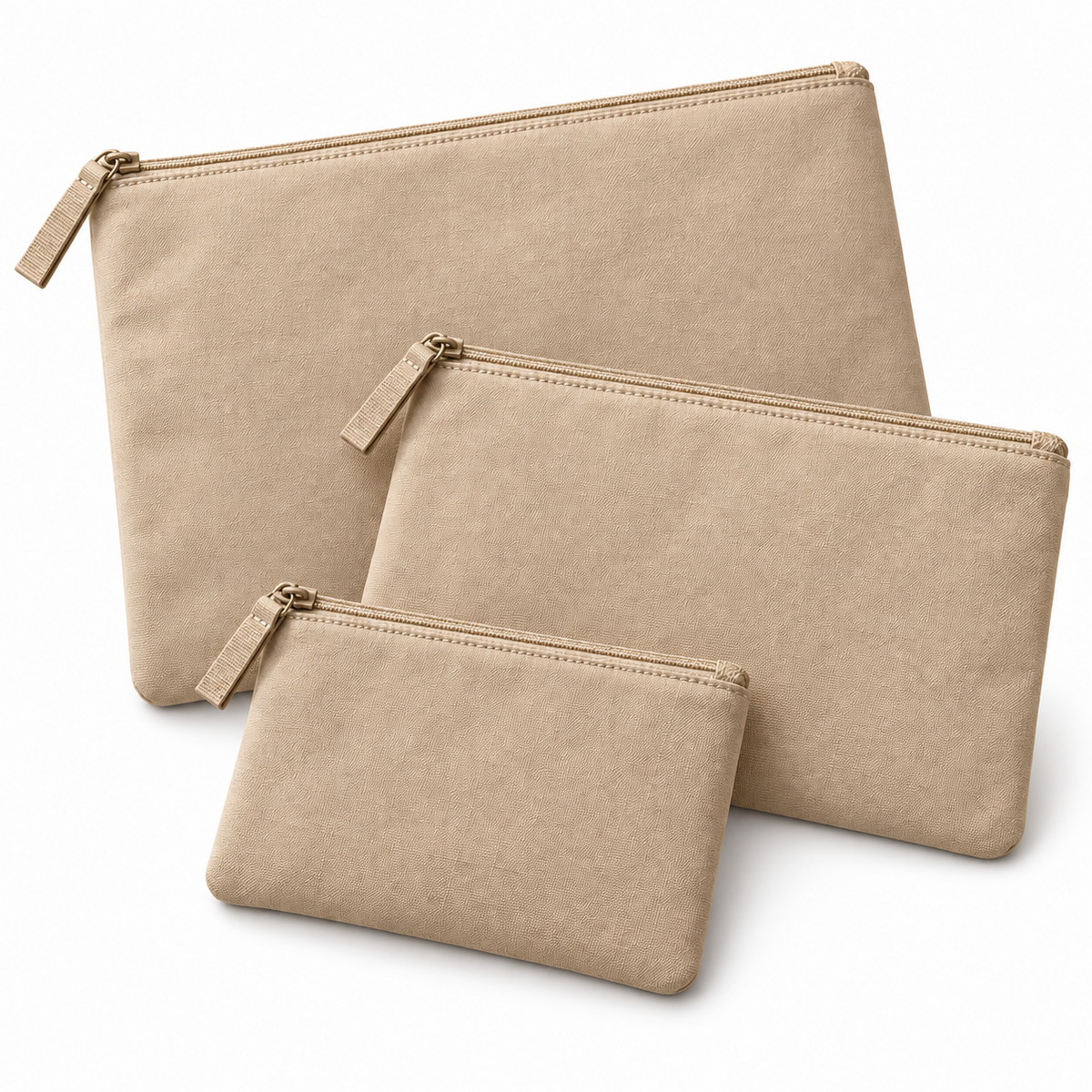 ππππππππβ’ Travel Essentials Pouch Set, 3 Nesting Zipper Organizer Bags