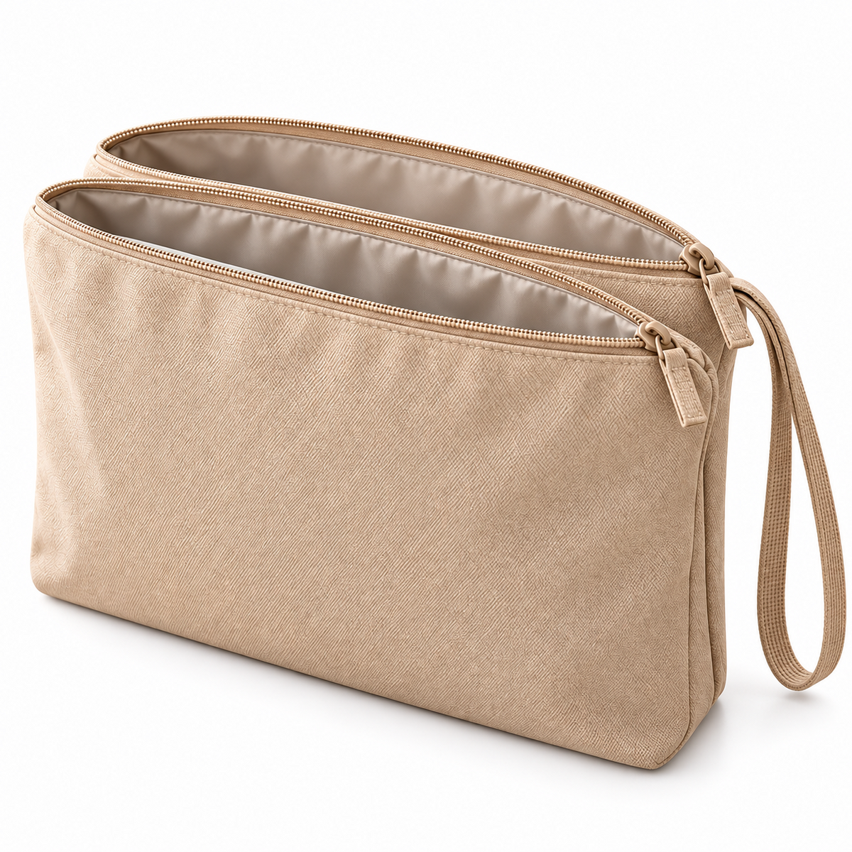 ππππππππβ’ Two-Compartment Travel Pouch, Separate Storage for Dry and Damp Items