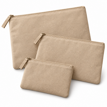𝒆𝒍𝒛𝒖𝒏𝒐𝒓𝒂™ Travel Essentials Pouch Set, 3 Nesting Zipper Organizer Bags