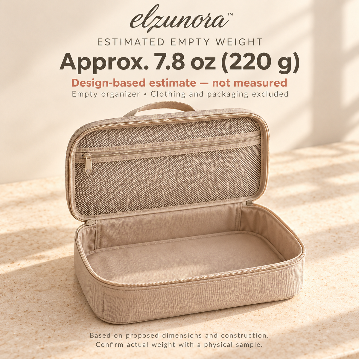 𝒆𝒍𝒛𝒖𝒏𝒐𝒓𝒂™ Underwear Packing Organizer, Travel Lingerie and Sock Storage Case